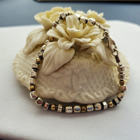 Silpada Sterling Silver & Gold Filled Bracelet - Picture 12 of 16